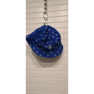 Penguin One Size Fits Most Blue Bucket Hat W/Penguins NWT